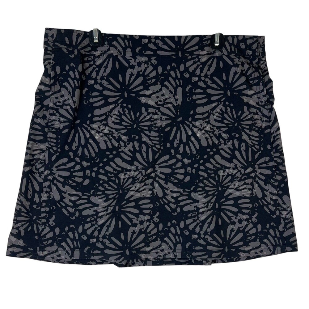 RipSkirt Womens Size XL Shibori Charcoal Length 2  Beach Hawaiian Tropical - Picture 7 of 8